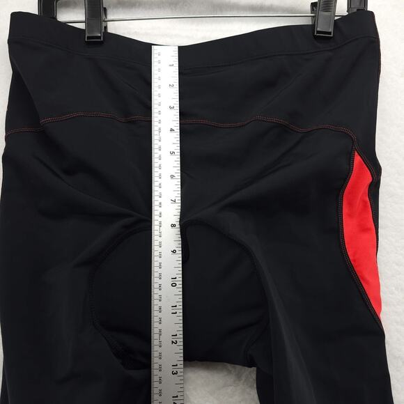 Santic Cycling Pants Mens 2XL Black Padded Road Bike Tights Leggings Ankle Zip - Picture 12 of 16